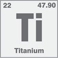 ACS Element Pin - Titanium  Product Image